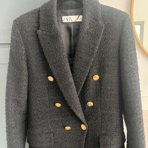 Zara double-breasted blazer